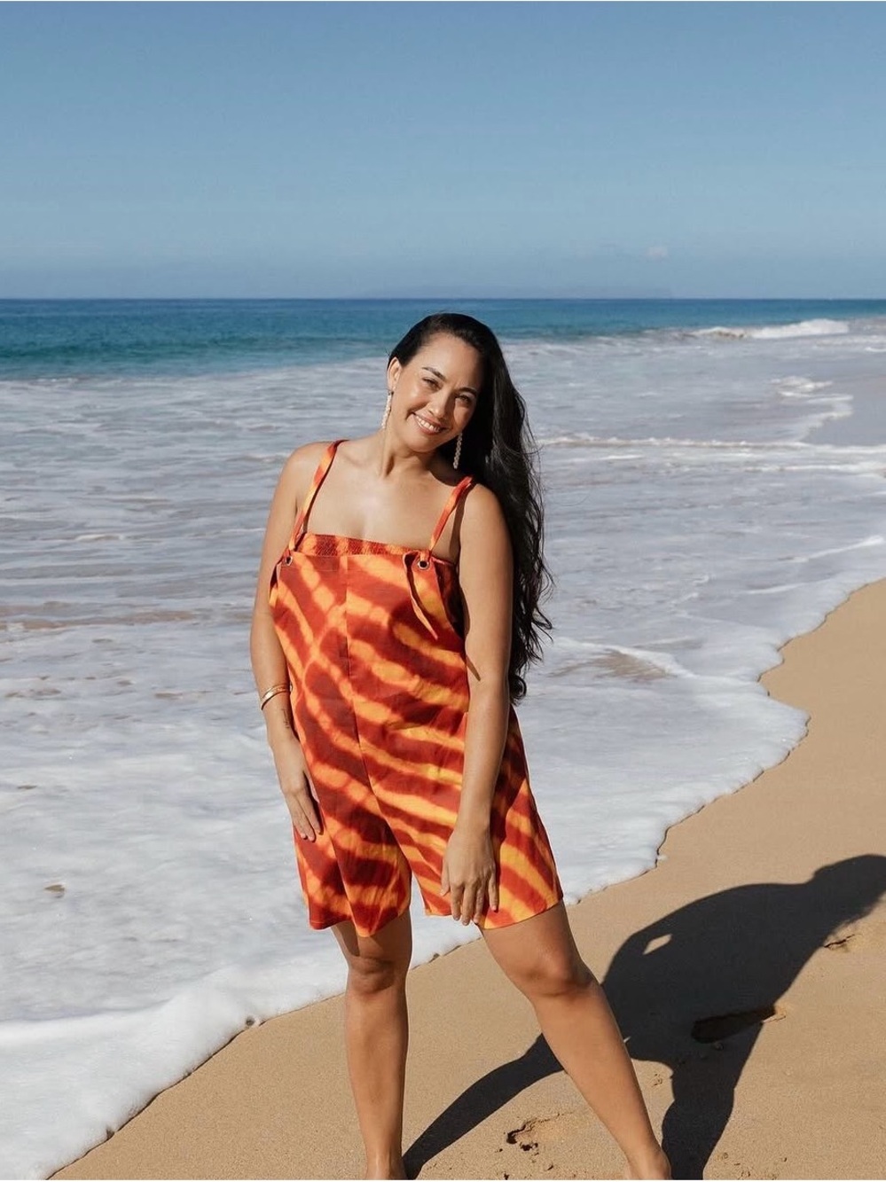 Lei Kinis Romper Jumpsuit with Spaghetti Straps